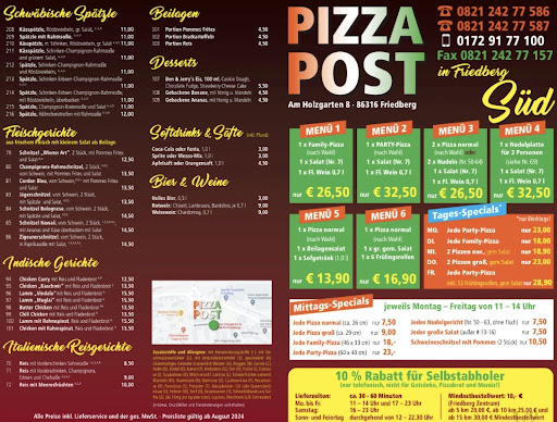 Pizza Post, 86316 Friedberg, Am Holzgarten 8 – General